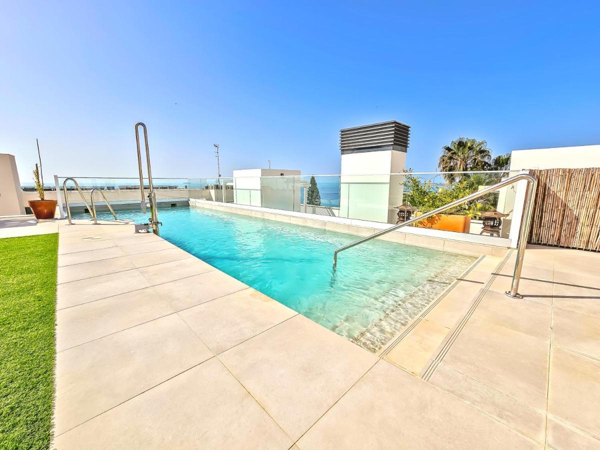 Oceanfront Duplex With A Rooftop Pool And Terrace El Puerto de Santa María Eksteriør bilde