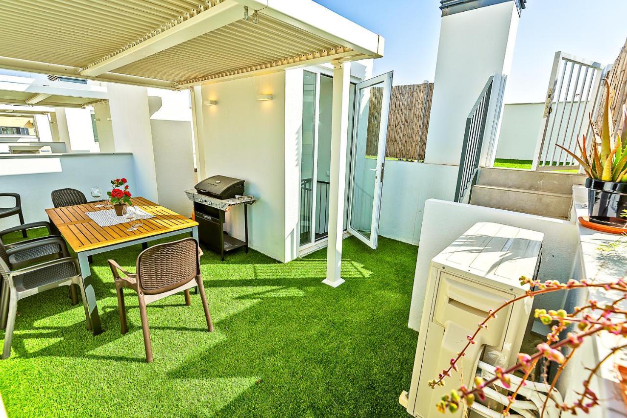 Oceanfront Duplex With A Rooftop Pool And Terrace El Puerto de Santa María Eksteriør bilde